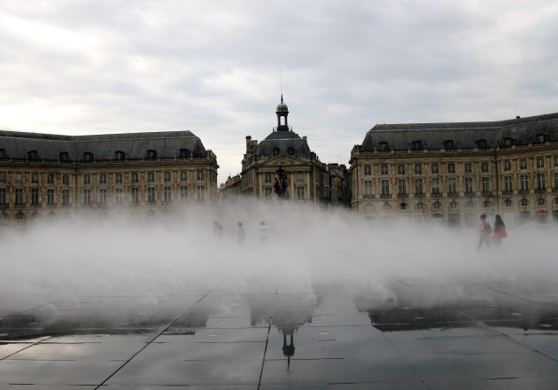 La Bourse in the mist
