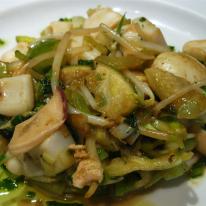 Cuttlefish with vegetables