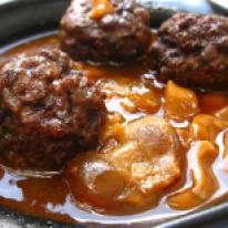 Meatballs and cuttlefish - too delicious!